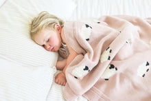 Load image into Gallery viewer, Alimrose Baa Baa Baby Blanket | Pink