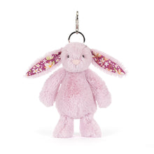 Load image into Gallery viewer, Jellycat Thistlepop Blossom Bunny Bag Charm front