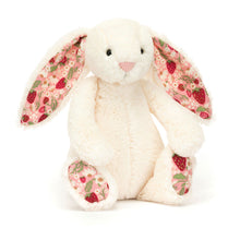 Load image into Gallery viewer, Personalised Jellycat Bashful Bunny SMALL - Cream Blossom Berry
