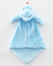 Load image into Gallery viewer, personalised blue dinosaur luvie comforter blankie