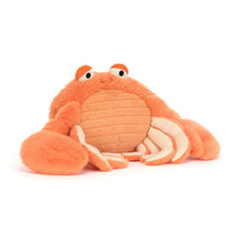 Load image into Gallery viewer, Jellycat Pinchsnap Crab Plush crab toy on a white background