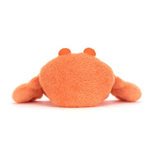 Load image into Gallery viewer, Jellycat Pinchsnap Crab Orange plush crab toy on a white background