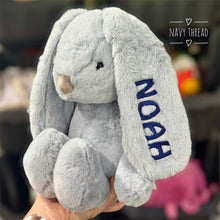 Load image into Gallery viewer, Personalised Jiggle & Giggle Medium Bunny | Pale Blue