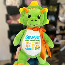Load image into Gallery viewer, Personalised Dinosaur Teddy