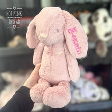 Load image into Gallery viewer, Personalised Jamie Kay Snuggle Bunny | Penelope Powder Pink 30CM