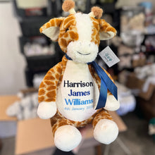 Load image into Gallery viewer, Personalised Baby Giraffe Cubby