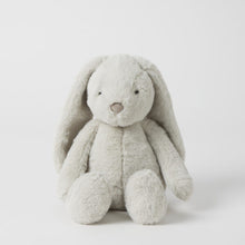 Load image into Gallery viewer, Personalised Jiggle & Giggle Medium Bunny | Grey front view