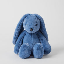 Load image into Gallery viewer, Personalised Jiggle & Giggle Medium Bunny | Cobalt Blue front view