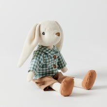Load image into Gallery viewer, Personalised Jiggle & Giggle Medium Bunny | Huey side view