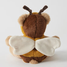 Load image into Gallery viewer, Jiggle & Giggle | Busby Bear Plush toy with bee design on a white background
