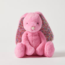 Load image into Gallery viewer, Personalised Jiggle & Giggle Medium Bunny | Floral Pink Sherbet
