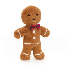 Load image into Gallery viewer, Jellycat Jolly Gingerbread Fred front view