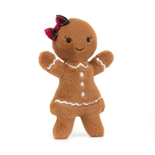 Load image into Gallery viewer, Jellycat Jolly Gingerbread Ruby front view