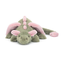 Load image into Gallery viewer, Jellycat Malachy Dragon front