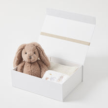 Load image into Gallery viewer, Jiggle & Giggle | Taupe Bunny Hamper Gift Set