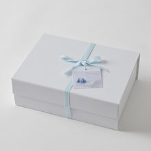 Load image into Gallery viewer, Jiggle & Giggle | Pale Blue Bunny Hamper Gift Set