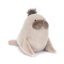 Load image into Gallery viewer, Jellycat Roarwell Sea Lion Plush toy seal on a white background