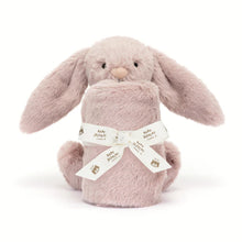 Load image into Gallery viewer, Personalised Jellycat Bashful Bunny - Blankie Soother Luxe Rosa
