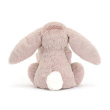 Load image into Gallery viewer, Personalised Jellycat Bashful Bunny - Blankie Soother Luxe Rosa