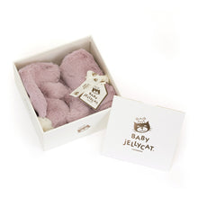 Load image into Gallery viewer, Personalised Jellycat Bashful Bunny - Blankie Soother Luxe Rosa