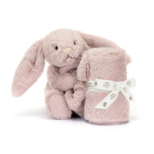 Load image into Gallery viewer, Personalised Jellycat Bashful Bunny - Blankie Soother Luxe Rosa