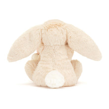 Load image into Gallery viewer, Personalised Jellycat Bashful Bunny - Blankie Soother Luxe Willow in Gift Box back