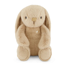 Load image into Gallery viewer, Caramel Jamie Kay Snuggle Bunny plush toy with long ears on a white background