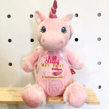 Load image into Gallery viewer, Personalised Pink Unicorn Cubby