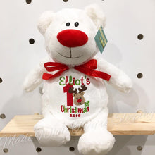 Load image into Gallery viewer, Personalised White Bear Cubby
