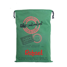 Load image into Gallery viewer, Personalised Santa Sack - Green