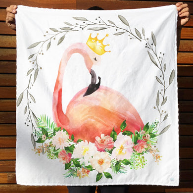 Baby Blanket - Flamingo handmade