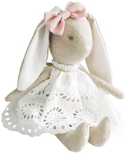 Load image into Gallery viewer, Personalised Alimrose Baby Broderie Bunny 26cm