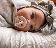 Load image into Gallery viewer, Blush Pink Natural Rubber Dummy Twin Pack - Cub and Bear Co