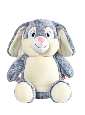 Personalised Grey Bunny Cubby
