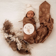 Load image into Gallery viewer, Dandelion Muslin Swaddle Organic Cotton