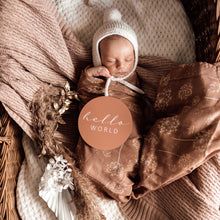Load image into Gallery viewer, Dandelion Muslin Swaddle Organic Cotton