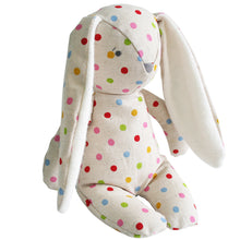 Load image into Gallery viewer, Personalised Alimrose Bobby Floppy Bunny 25CM - CONFETTI
