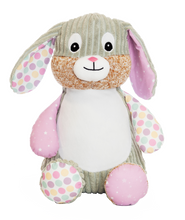 Load image into Gallery viewer, Personalised Harlequin Bunny Bubblegum