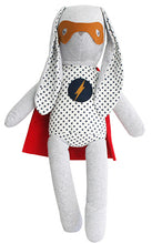 Load image into Gallery viewer, Personalised Alimrose Hero Cuddle Bunny 51cm Navy Star