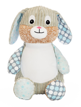 Load image into Gallery viewer, Personalised Harlequin Bunny Cubby Starry Night