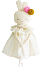 Load image into Gallery viewer, Personalised Alimrose Isabelle Bunny 40cm Ivory Linen