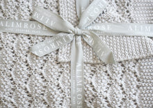 Load image into Gallery viewer, Alimrose Organic Heritage Knit Baby Blanket - Cloud