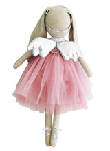 Load image into Gallery viewer, Alimrose Estelle Linen Angel Bunny - Blush 50cm