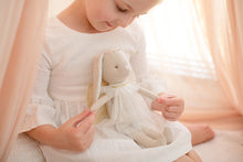 Load image into Gallery viewer, Personalised Alimrose Mini Angel Bunny Ivory 27c
