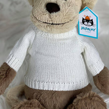 Load image into Gallery viewer, Personalised Jellycat Sweater Jumper - Ivory White