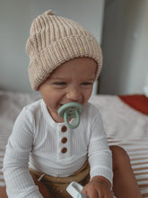 Load image into Gallery viewer, Sage Green Natural Rubber Dummy Twin Pack - Cub and Bear Co