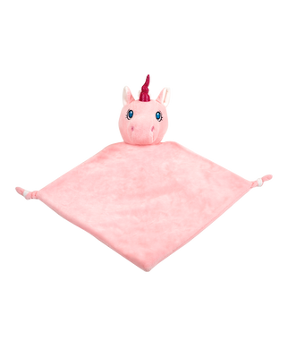 Personalised Pink Unicorn Blankie comforter soother