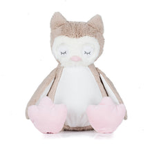 Load image into Gallery viewer, Personalised Sleepy Owl teddy bear