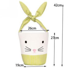 Load image into Gallery viewer, Personalised Easter Bunny Basket - Green