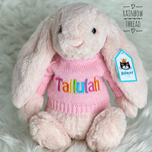 Load image into Gallery viewer, Personalised Jellycat Sweater Jumper - Pink
